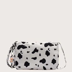 SHEIN Cow Print Crossbody Bag